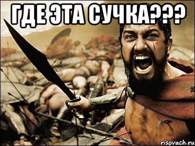 Где эта сучка??? , Мем Это Спарта