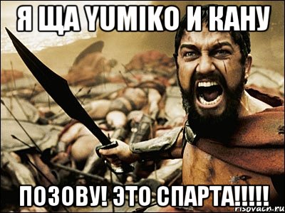 Я ща Yumiko и Кану Позову! Это СПАРТА!!!!!, Мем Это Спарта