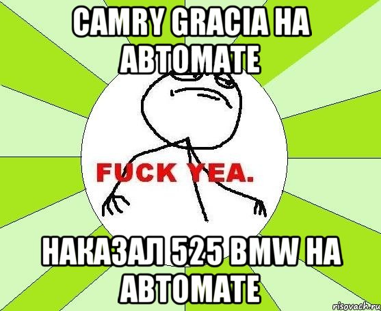 Camry Gracia на автомате Наказал 525 BMW на автомате, Мем фак е