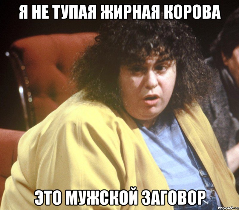 я не тупая жирная корова это мужской заговор, Мем феминистка