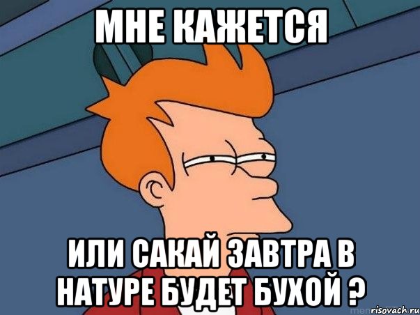 Мне кажется или сакай завтра в натуре будет бухой ?, Мем  Фрай (мне кажется или)