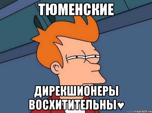 Тюменские Дирекшионеры восхитительны♥, Мем  Фрай (мне кажется или)