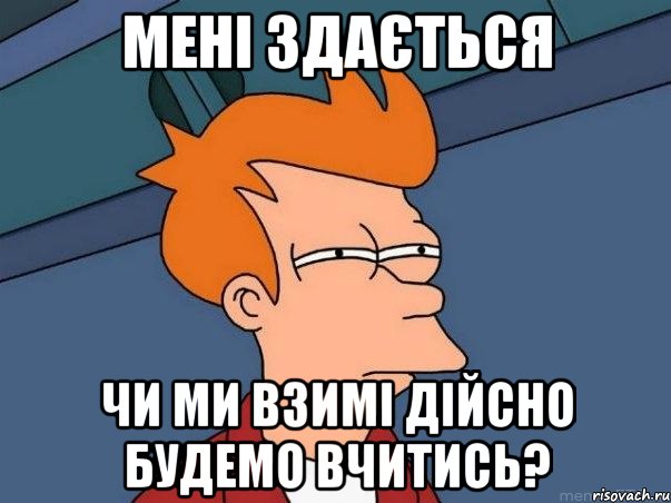 мені здається чи ми взимі дійсно будемо вчитись?, Мем  Фрай (мне кажется или)