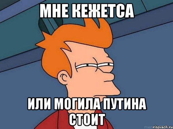 мне кежетса или могила путина стоит, Мем  Фрай (мне кажется или)