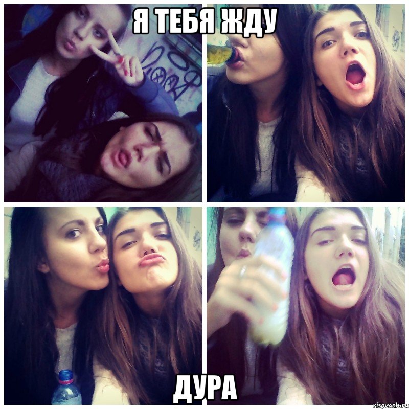 я тебя жду дура