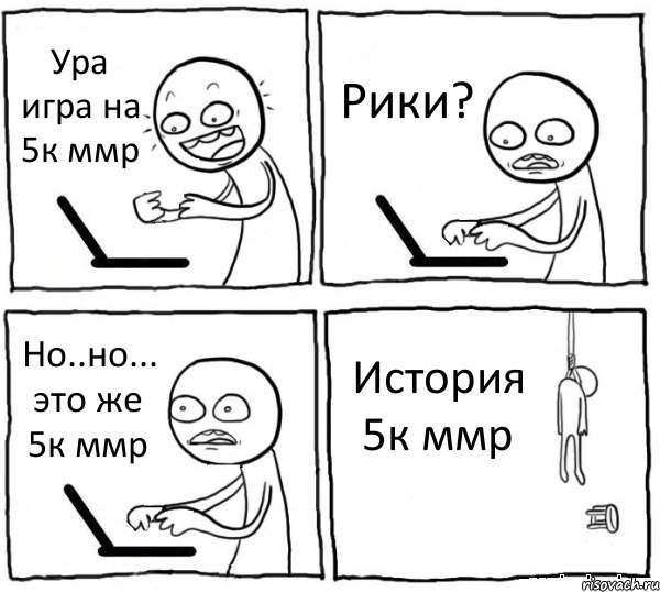 Ура игра на 5к ммр Рики? Но..но... это же 5к ммр История 5к ммр, Комикс интернет убивает