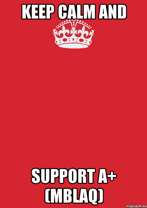 Keep Calm and support A+ (MBLAQ), Комикс Keep Calm 3