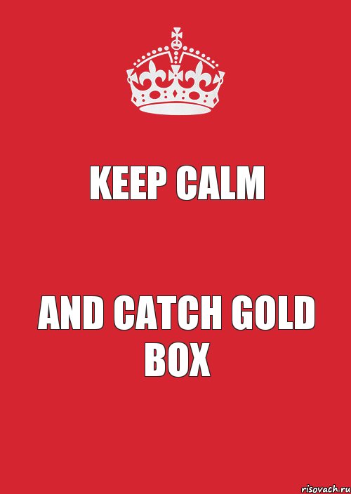 KEEP CALM AND CATCH GOLD BOX, Комикс Keep Calm 3