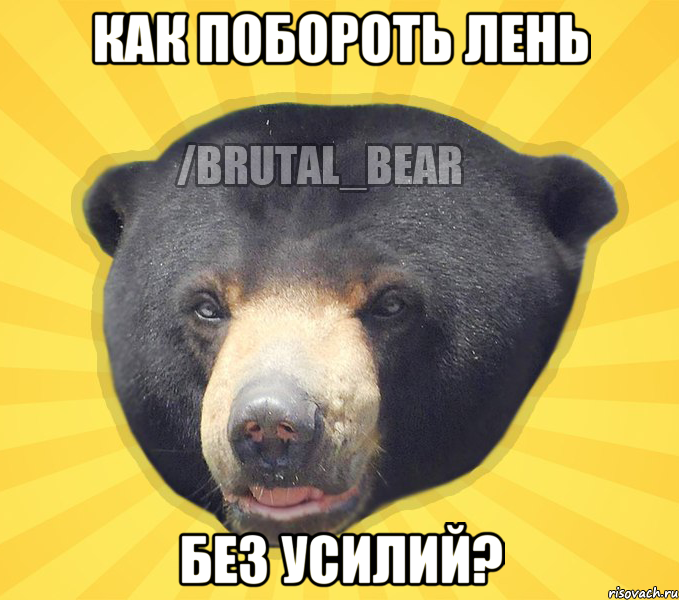 как побороть лень без усилий?