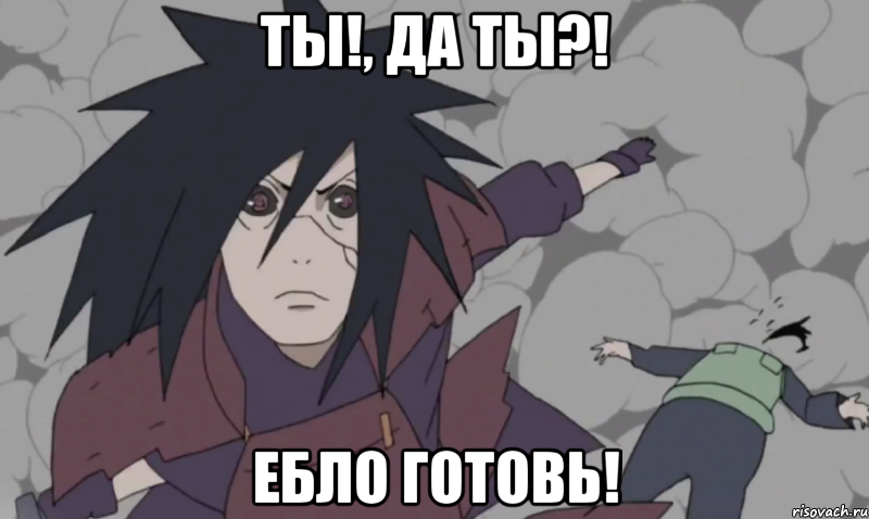 Ты!, да ты?! Ебло готовь!