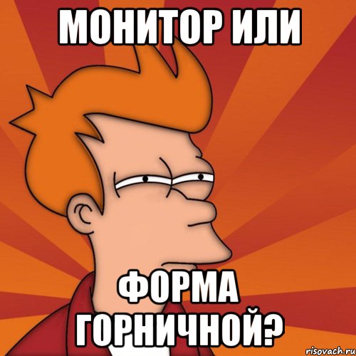 монитор или форма горничной?