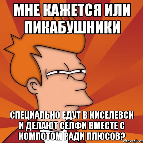 Мне кажется или пикабушники специально едут в Киселевск и делают селфи вместе с Компотом ради плюсов?