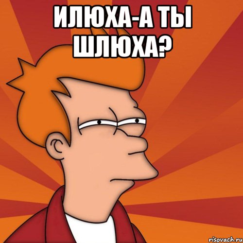 Илюха-а ты шлюха? , Мем Мне кажется или (Фрай Футурама)