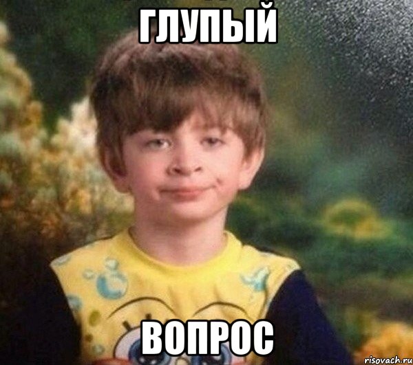 глупый вопрос