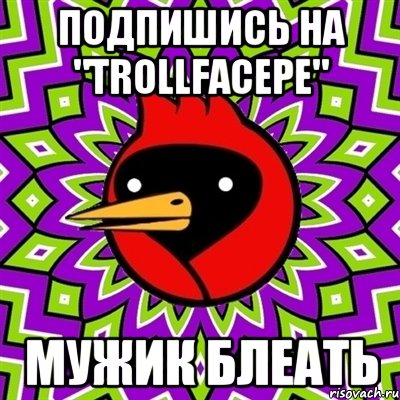 ПОДПИШИСЬ НА "TrollFaceРЕ" МУЖИК БЛЕАТЬ, Мем Омская птица