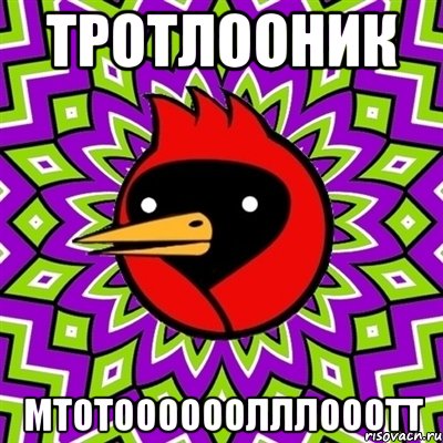 ТРотлооник Мтотоооооолллооотт, Мем Омская птица