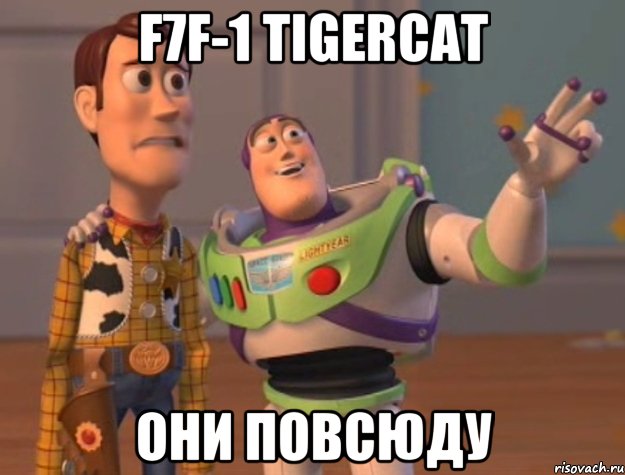 F7F-1 Tigercat ОНИ ПОВСЮДУ, Мем Они повсюду (История игрушек)