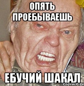 опять проебываешь ебучий шакал, Мем опять начинаешь ибучий шакал
