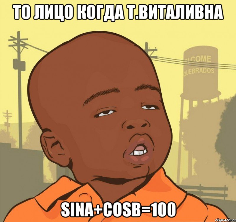 То лицо когда Т.Виталивна sinA+cosB=100, Мем Пацан наркоман