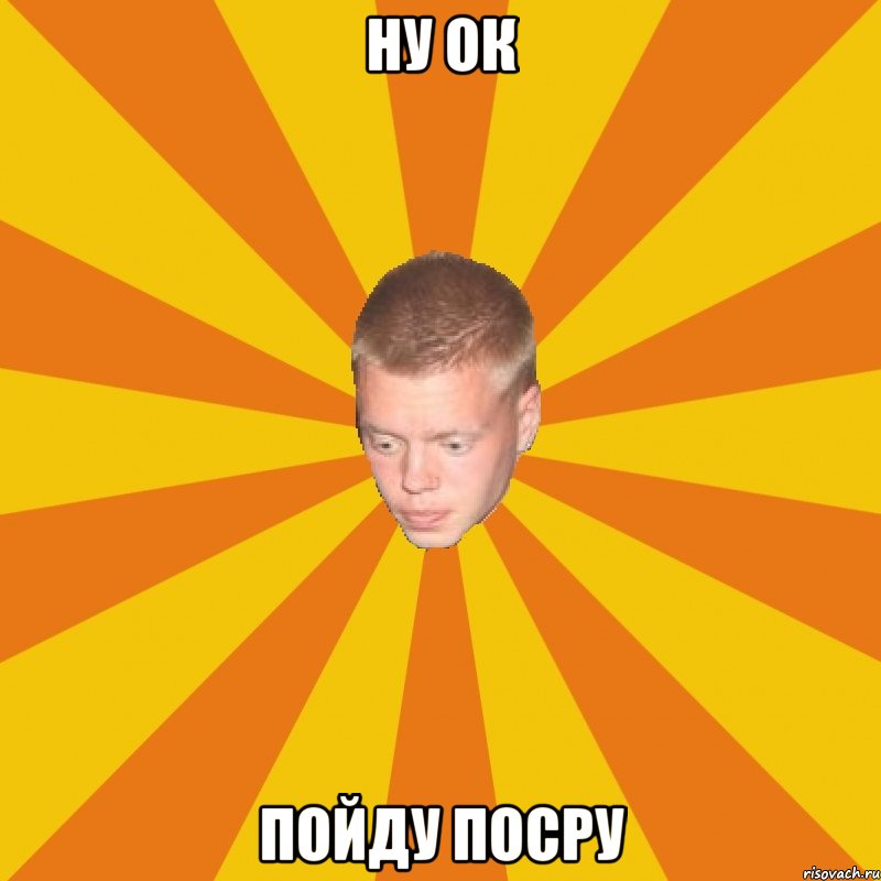 НУ ОК ПОЙДУ ПОСРУ