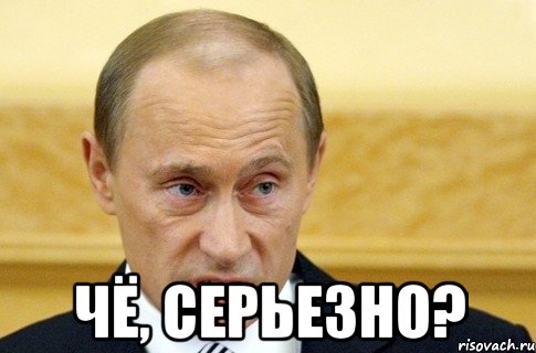  ЧЁ, СЕРЬЕЗНО?, Мем путин