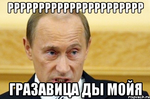 РРРРРРРРРРРРРРРРРРРРРР Гразавица ды мойя, Мем путин