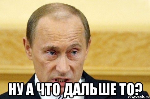  Ну а что дальше то?, Мем путин