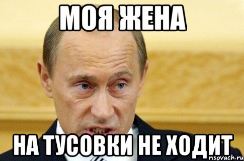 Моя Жена на тусовки не ходит, Мем путин