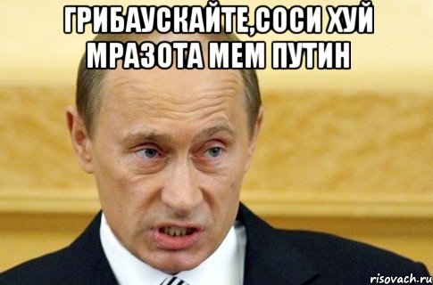 Грибаускайте,соси Хуй мразота Мем путин , Мем путин