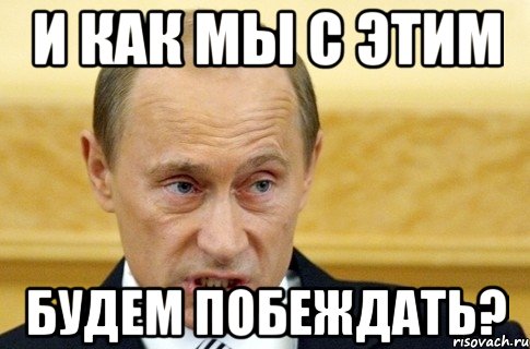 И как мы с ЭТИМ будем побеждать?, Мем путин