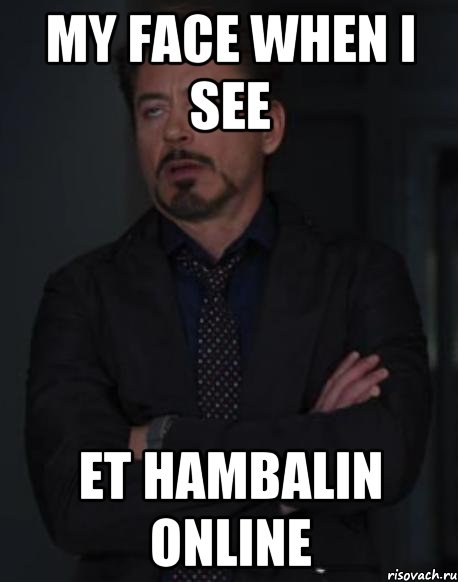 My face when I see et hambalin online, Мем твое выражение лица