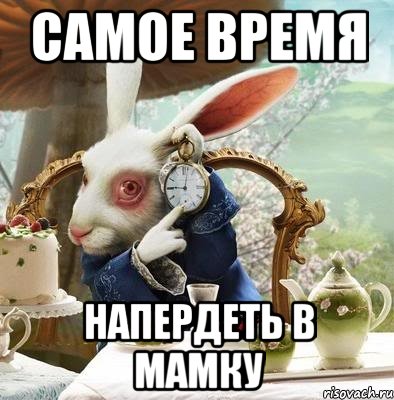 самое время напердеть в мамку