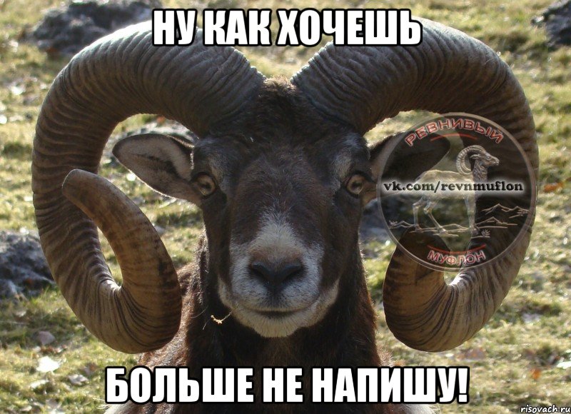 НУ КАК ХОЧЕШЬ БОЛЬШЕ НЕ НАПИШУ!