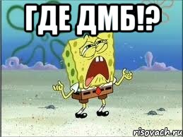 Где ДМБ!? , Мем Спанч Боб плачет