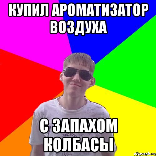 купил ароматизатор воздуха с запахом колбасы