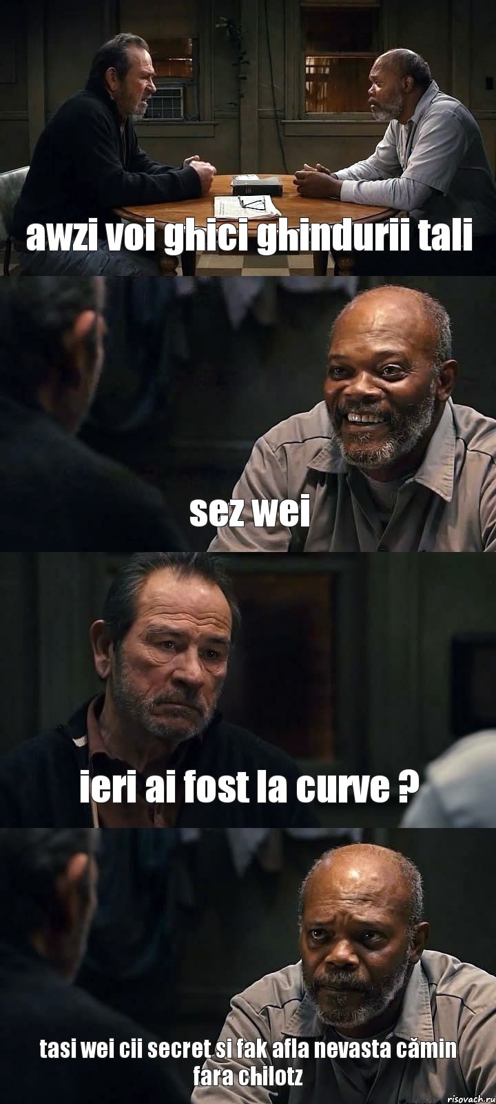 awzi voi ghici ghindurii tali sez wei ieri ai fost la curve ? tasi wei cii secret si fak afla nevasta cămin fara chilotz, Комикс The Sunset Limited