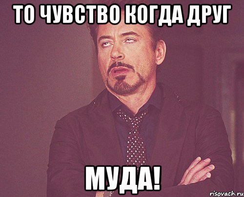 То чувство когда друг Муда!, Мем твое выражение лица