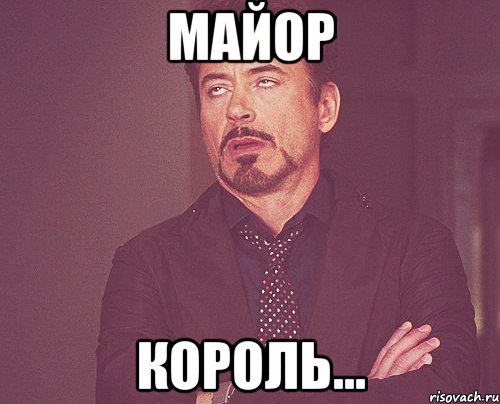 Майор Король..., Мем твое выражение лица