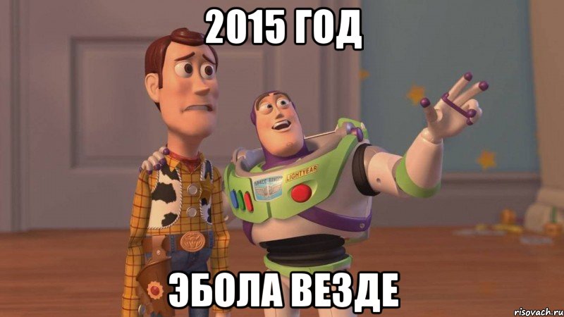 2015 год Эбола везде, Мем Они повсюду (История игрушек)