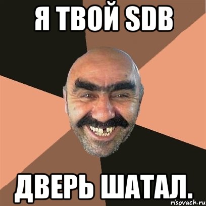 Я твой SDB Дверь шатал., Мем Я твой дом труба шатал