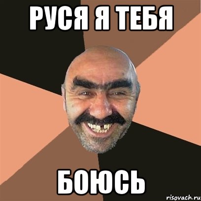 Руся я тебя боюсь, Мем Я твой дом труба шатал