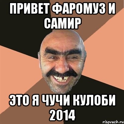 привет фаромуз и самир это я чучи кулоби 2014, Мем Я твой дом труба шатал