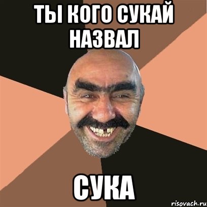 ты кого сукай назвал сука
