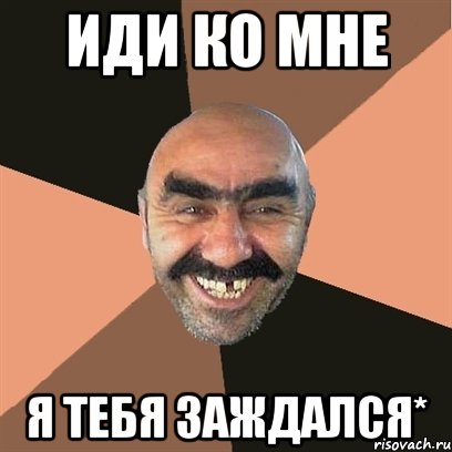 Иди ко мне я ТЕБЯ ЗАЖДАЛСЯ*