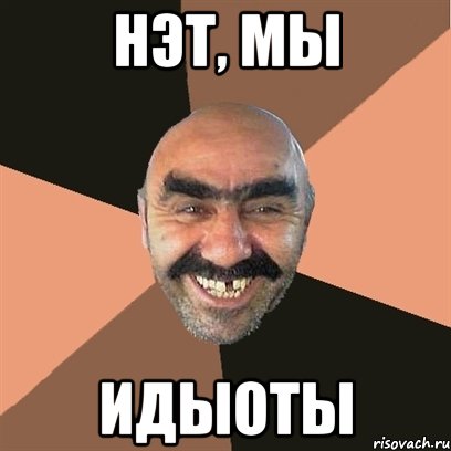 нэт, мы идыоты, Мем Я твой дом труба шатал