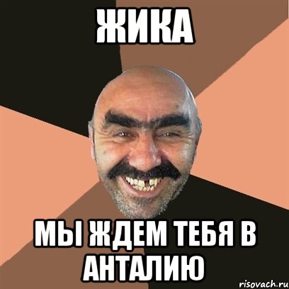 Жика мы ждем тебя в Анталию, Мем Я твой дом труба шатал