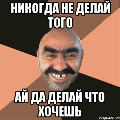 НИКОГДА НЕ ДЕЛАЙ ТОГО АЙ ДА ДЕЛАЙ ЧТО ХОЧЕШЬ, Мем Я твой дом труба шатал