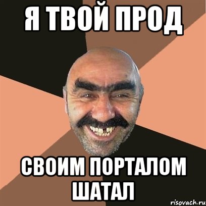 Я твой прод своим порталом шатал, Мем Я твой дом труба шатал