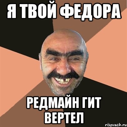 Я ТВОЙ ФЕДОРА РЕДМАЙН ГИТ ВЕРТЕЛ, Мем Я твой дом труба шатал