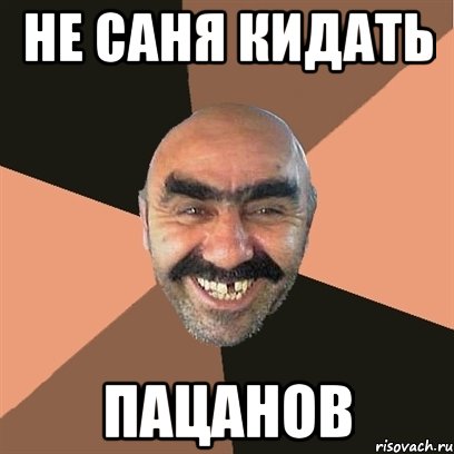 не саня кидать пацанов, Мем Я твой дом труба шатал